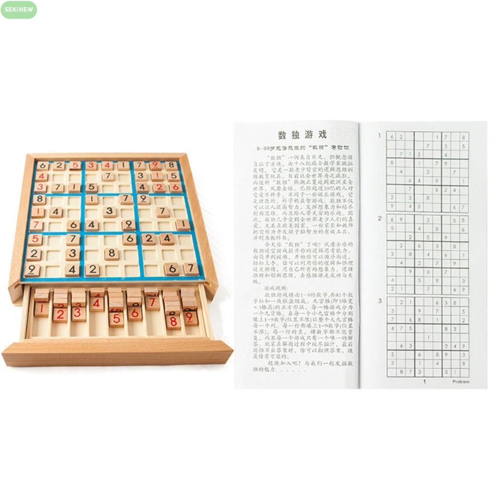 SEKINEW การศึกษาเพื่อการศึกษา ของเล่น crosswords ซูโดกุ การเดินทางระหว่างประเทศ ซูโดกุ เกมสถานที่ตัวเลข ตรรกะการอนุมานตัวเลข พับเก็บได้ หมากรุกซูโดกุ ของขวัญสำหรับเด็ก ราคา 552 บาท*ส่งฟรี
