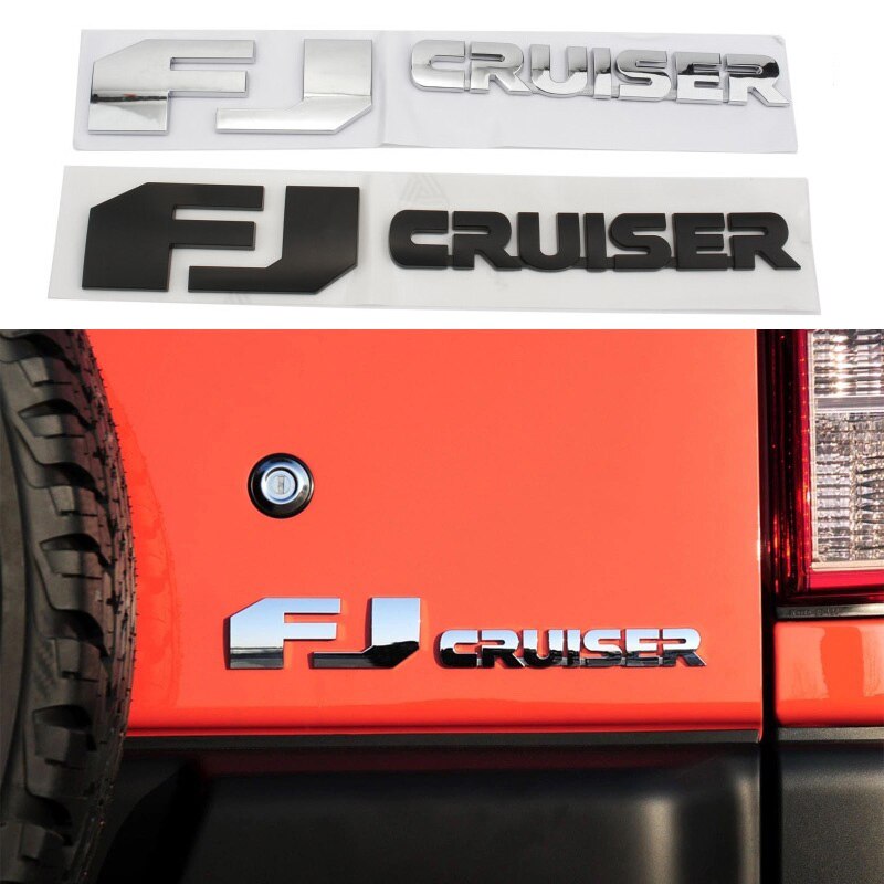 Hot 3D FJ Cruiser Letter Car Stickers and Decals For For Toyota FJ Cruiser