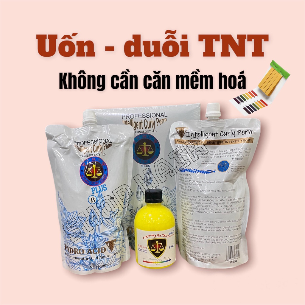 Thuốc uốn tóc Hydro Acid, Thuốc uốn tóc TNT thông minh không quan tâm mềm hóa chính hãng công ty | Bill Hair, Billhair
