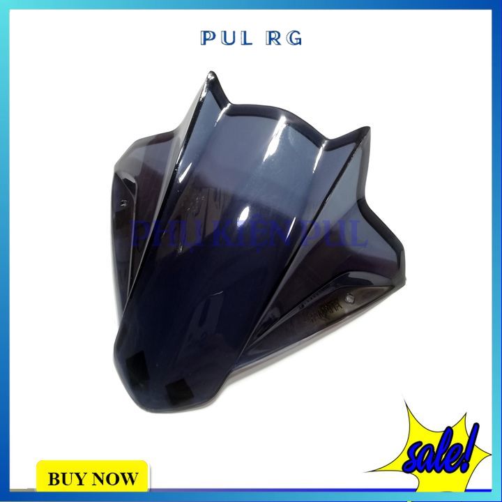 Mão ốp đầu xe Exciter 135 mẫu sói màu đen khói kèm 2 ốc titan proti