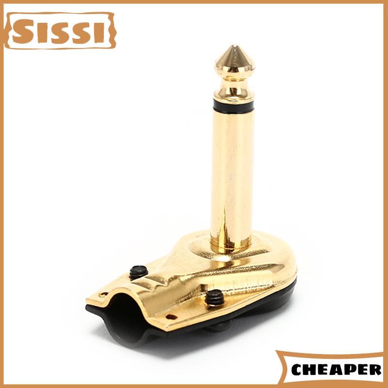 Sissi 6.35mm Guitar hiệu ứng bàn đạp kết nối jack adapter điện Guitar cắm