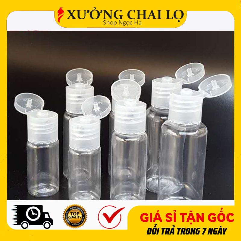 Chai nhựa pet nắp bật 10ml,20ml,30ml chiết mỹ phẩm , phụ kiện du lịch