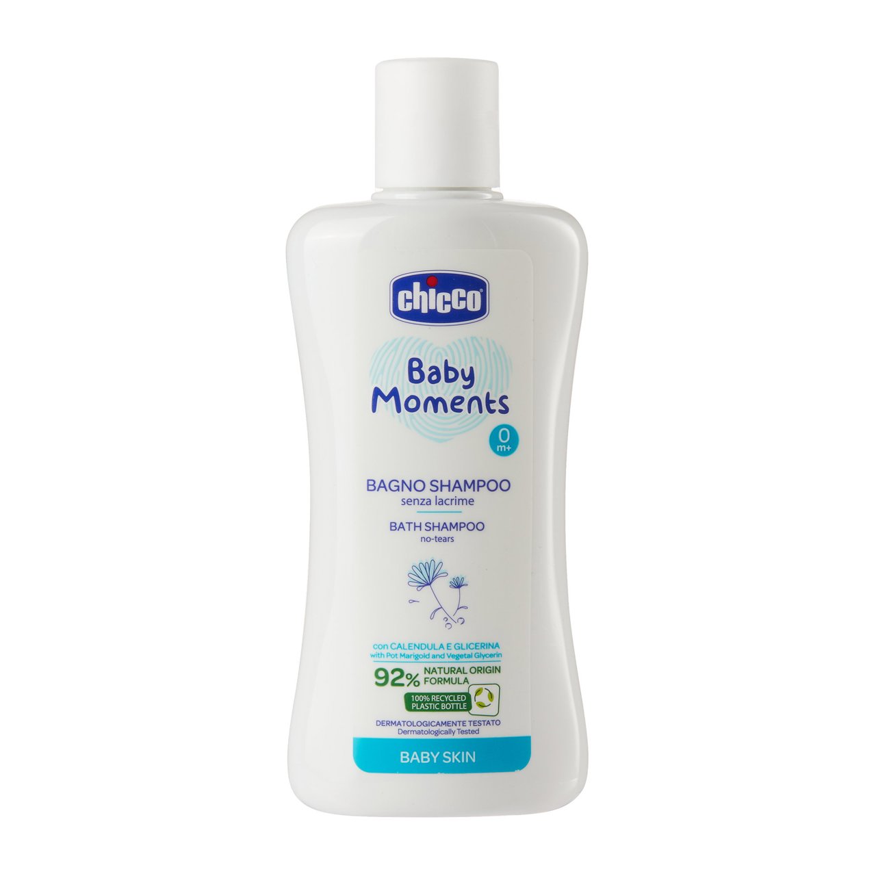 Chicco Baby Moments No-Tears Bath Shampoo 200ml/ 500ml/ 750ml