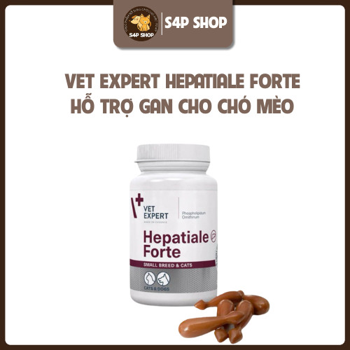 [Lẻ 1 Viên] Vet Expert Hepatiale Forte Sản phẩm bổ sung hỗ trợ chức năng gan cho chó & mèo - S4P Petshop