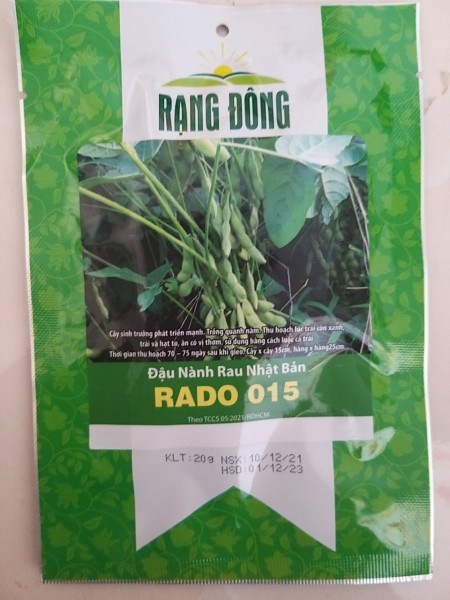 Hạt giống đậu nành rau Nhật Bản RADO 015 gói 20g
