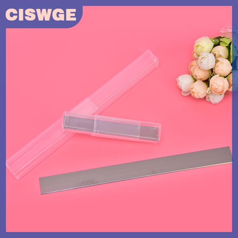 CISWGE 2 chiếc dao cắt bằng thép không gỉ 4 "/8" Bộ dụng cụ cắt đất sét gốm Polymer