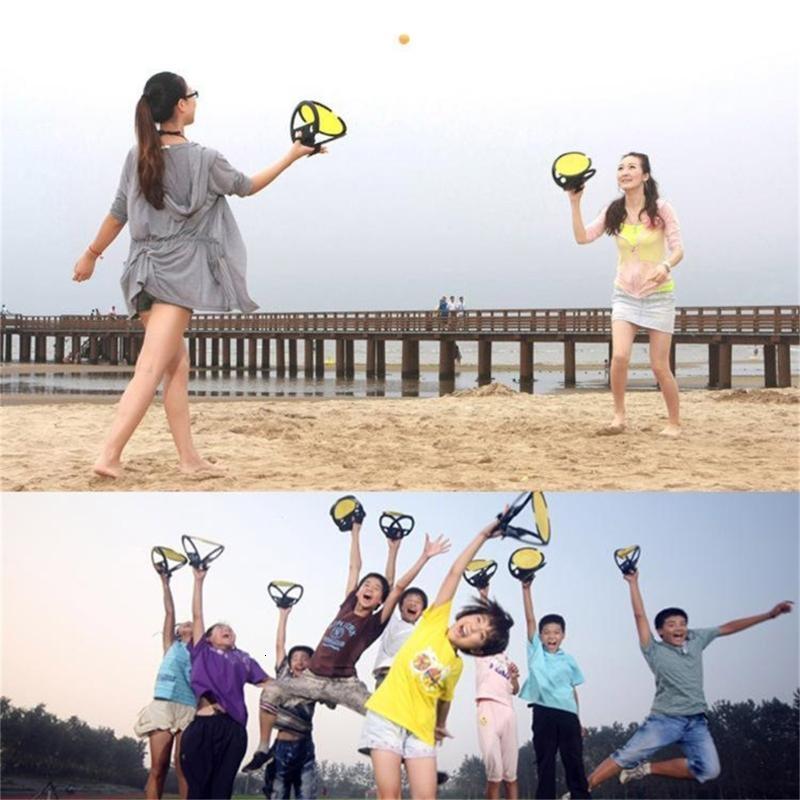 Ném bóng trò chơi thể dục thể thao tay bắt bóng vợt Vườn Trò chơi ngoài trời đồ chơi tương tác cho trẻ em