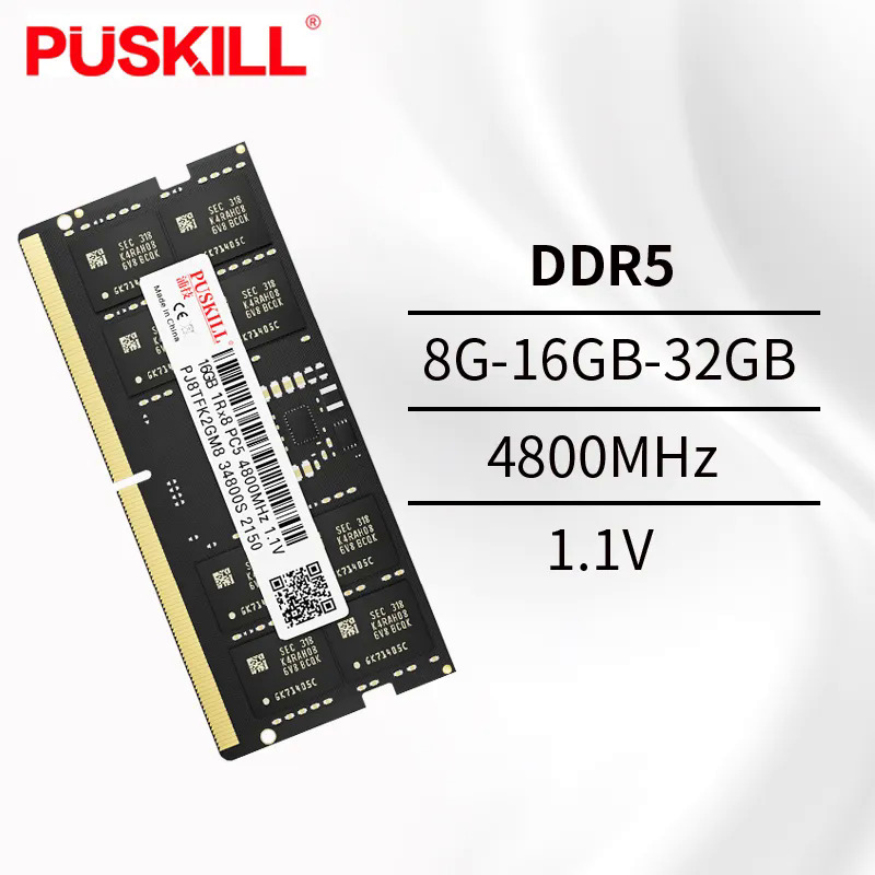 PUSKILL Memoria Ram DDR5 32GB 16GB 8GB 4800MHz Sodimm Notebook High