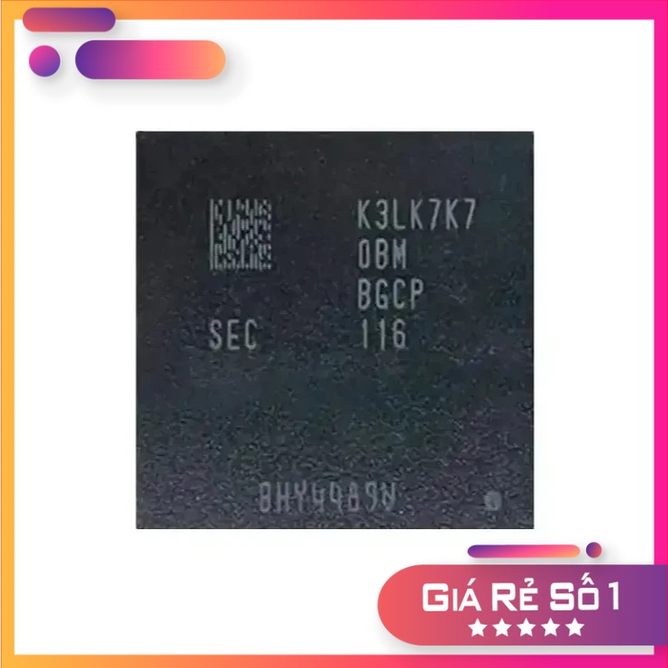 IC RAM K3LK7K7 zin bóc máy ok