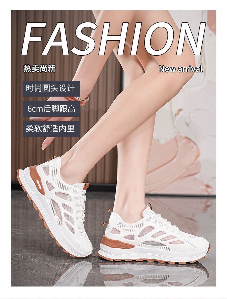 Women's Durable and Breathable Running Casual Sports Shoes Mesh Breathable Comfortable Run Sport Shoes Lace Up Walking Shoes