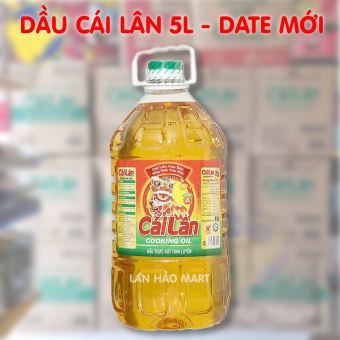 Dầu thực vật tinh luyện Cái Lân can 5 lít - Dầu Cái Lân 5L