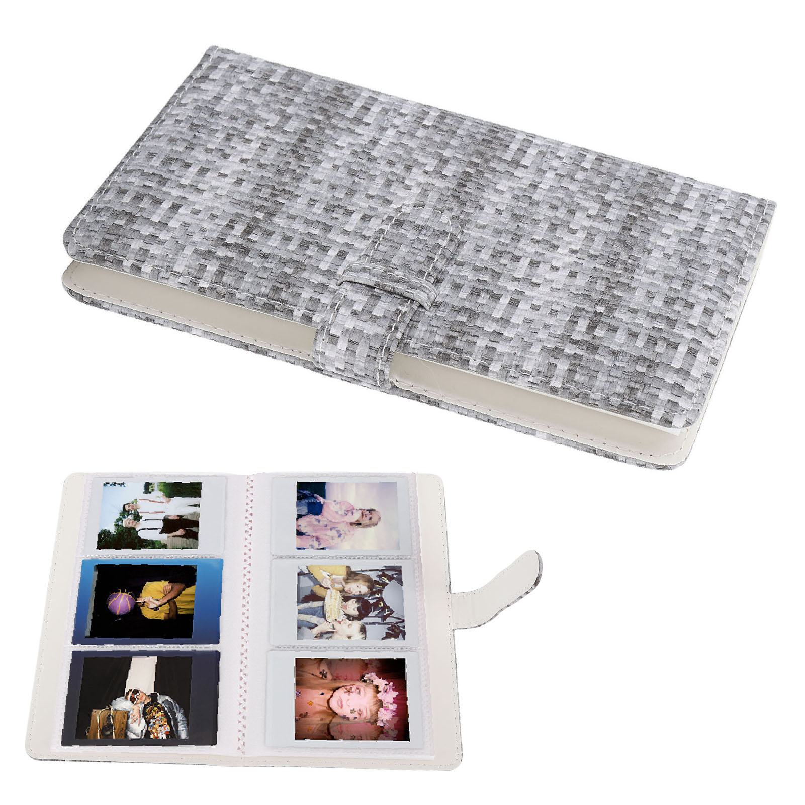 Viltrox หนังสืออัลบั้มรูปทนทาน 32 หน้าหนัง PU การ์ดรูปอัลบั้มปลอดภัยสำหรับ Instax Mini 12 11