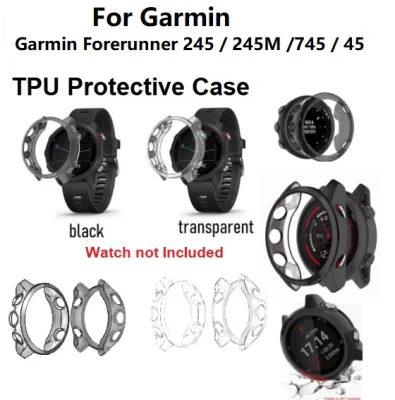 Garmin Forerunner 245/245 Music / 745 / 45 Sports Smart Watch TPU Protective Case Cover
