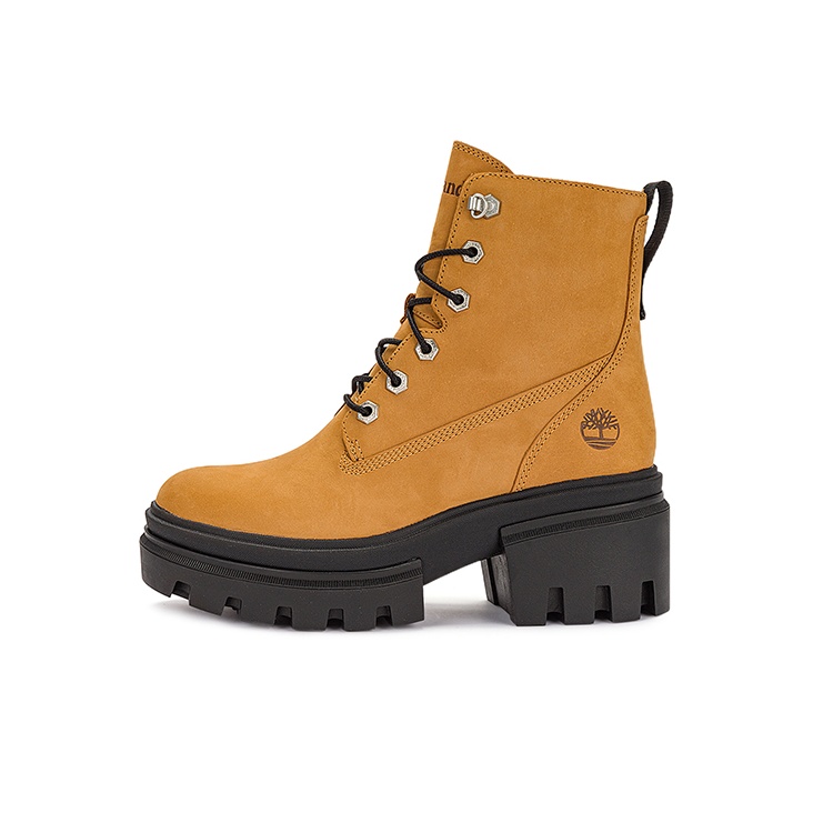 รองเท้าบูทผู้หญิง รองเท้าลุยหิมะ Timberland Everleigh Combat ผู้หญิง สีน้ำตาล A41QK ราคา 14,395 บาท*ส่งฟรี