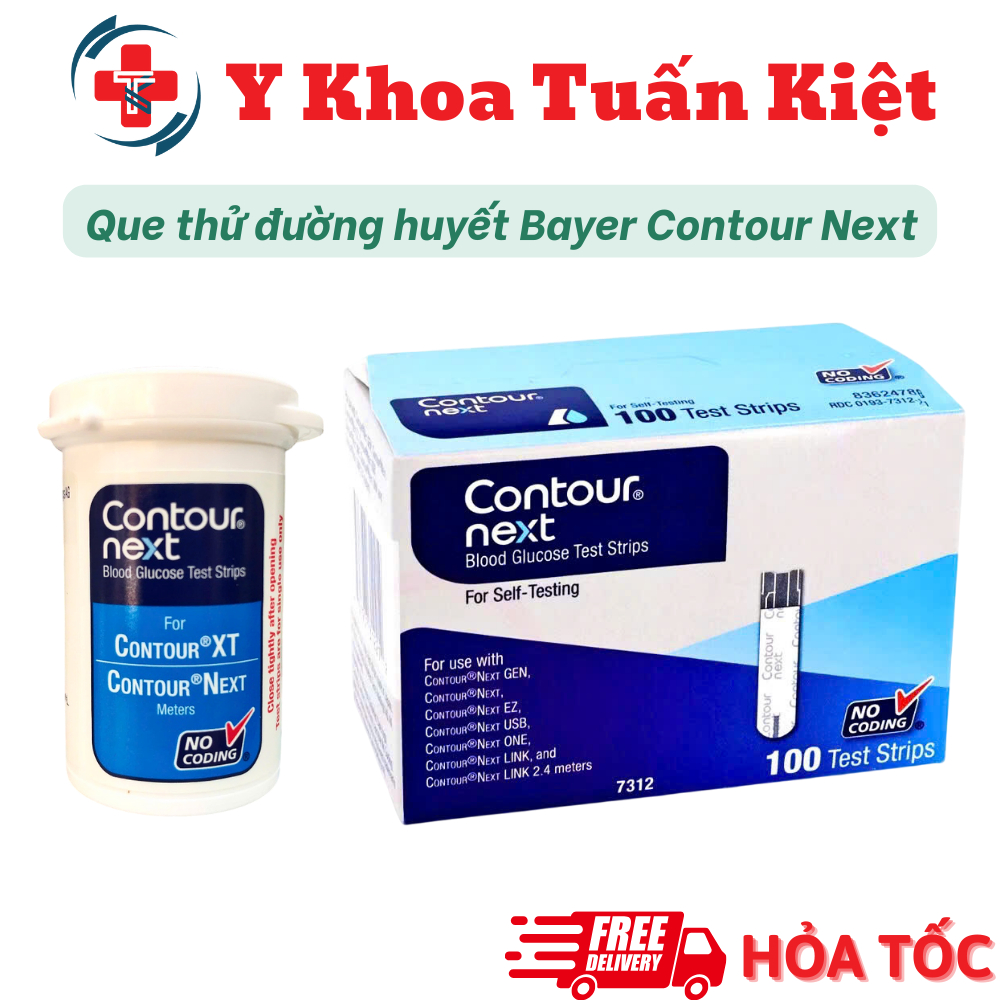 ✅ Que thử đường Bayer Contour Next