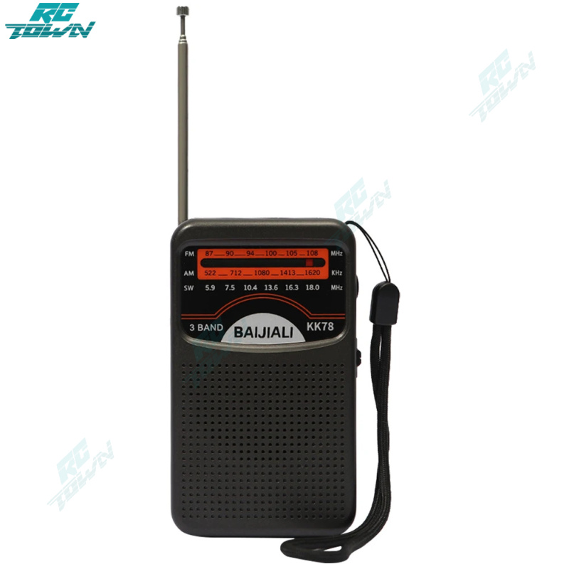 KK78 AM FM SW Radio Battery Operated Portable Longest Lasting Pocket Radio With Telescopic Antenna Radios Player 3 Band Mini Radio For Senior Walking Indoor Outdoor Emergency Use ราคา 217 บาท*ส่งฟรี