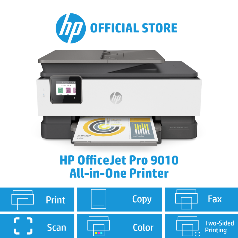 HP OfficeJet Pro 9010 All-in-One Color Printer / Print, Scan, Copy, Fax / Automatic Document Feeder (ADF) / Two-Sided Printing (Free $30 Capita Voucher) Singapore