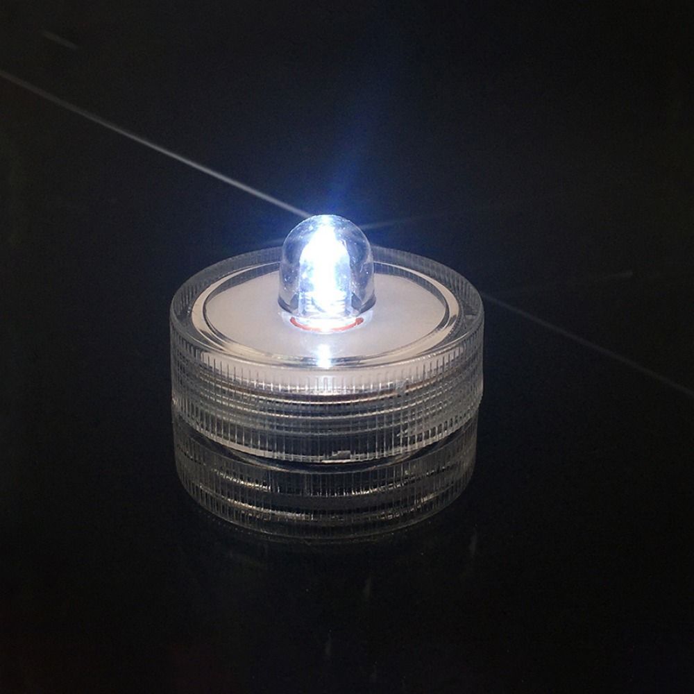 UYDG Mini Đèn nến bể cá Trang trí Không thấm nước Đèn nến LED dưới nước Đèn Led nến Nhựa Đèn Led Mini chìm Bể cá - 7