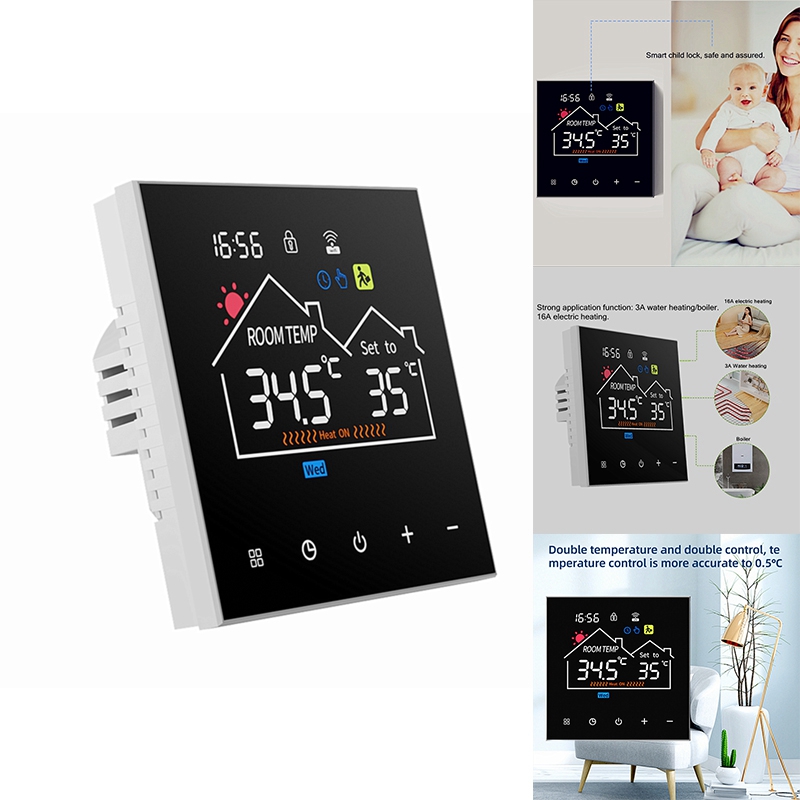 Smart Wifi Wireless Thermostat for Efficient Gas Boiler Water Heating Water Heating Digital Temperature Controller