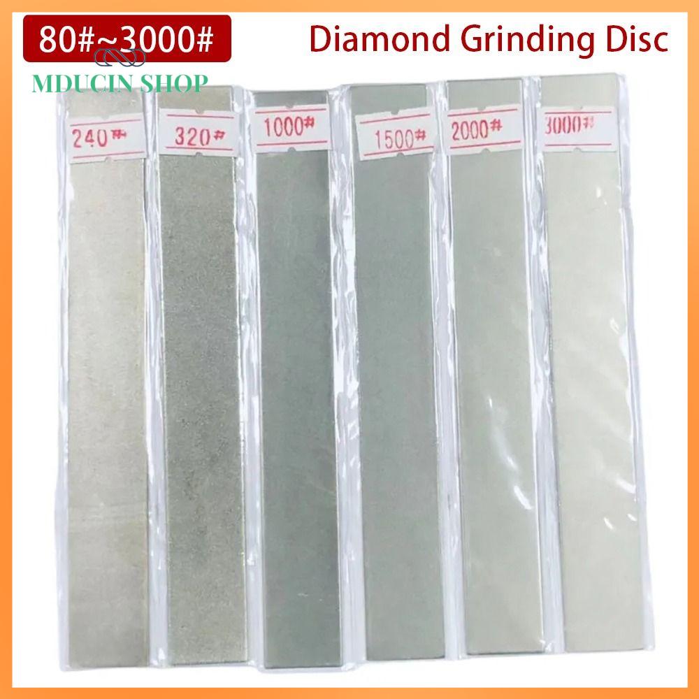 MDUCIN SHOP 1Pcs 150x20mm Dải mài cương Mạ điện 80-3000grit Tấm mài Hình chữ nhật Đá nhám Đĩa đánh bóng Đá ThủY Tinh chạm khắc Ngọc bích màu hổ phách