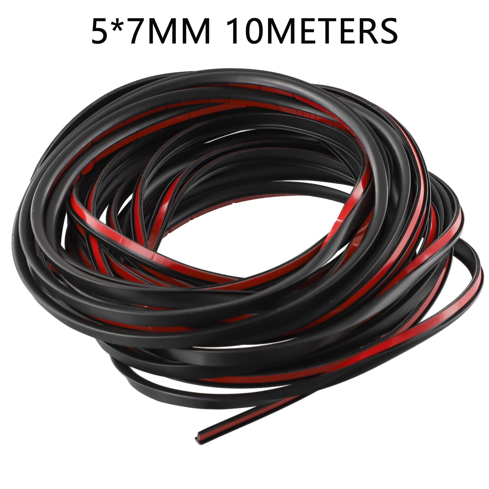 【TEHAUTO】 Easy to Apply Car Rubber Sealing Strip Inclined Tshaped Weatherproof Edge Trim New Arrival