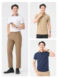 Áo polo nam phối cổ và tay thể thao năng động thanh lịch sang trọng thương hiệu YODY MCPO25A480