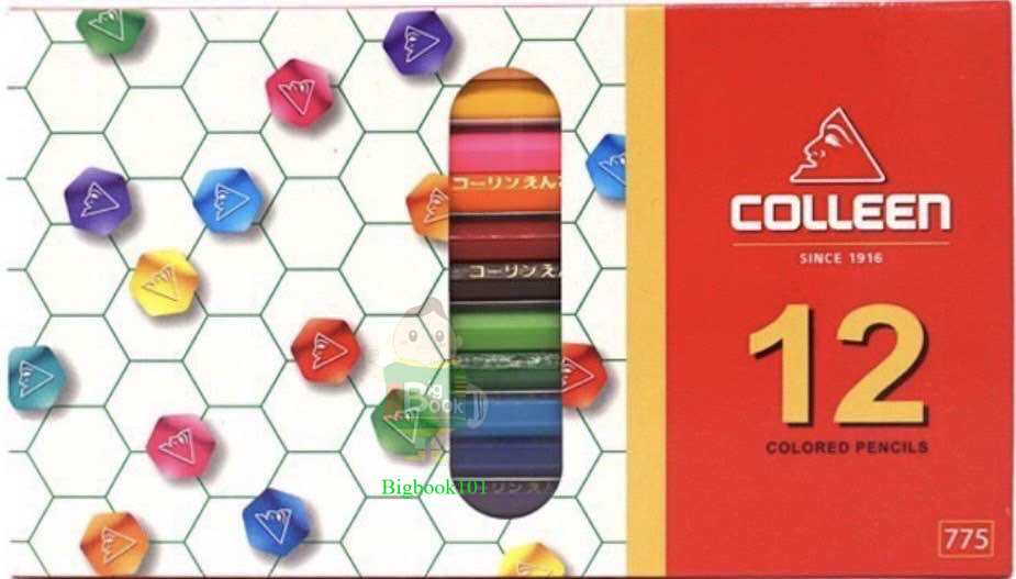 Colleen สีไม้คอลลีน สีไม้ ดินสอสี เนื้อสีสดใส สีเข้ม คม ชัด มีทุกขนาด
