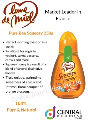 Lune De Miel Pure Bee Squeezy 250g