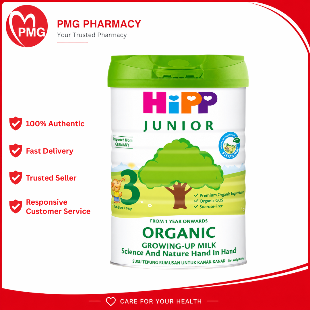 HIPP - Susu Formula Organik HIPP JUNIOR Tahap 3 (1-3 Tahun) 800g – HIPP JUNIOR Organic Growing Up Step 3 (1-3yrs) 800g