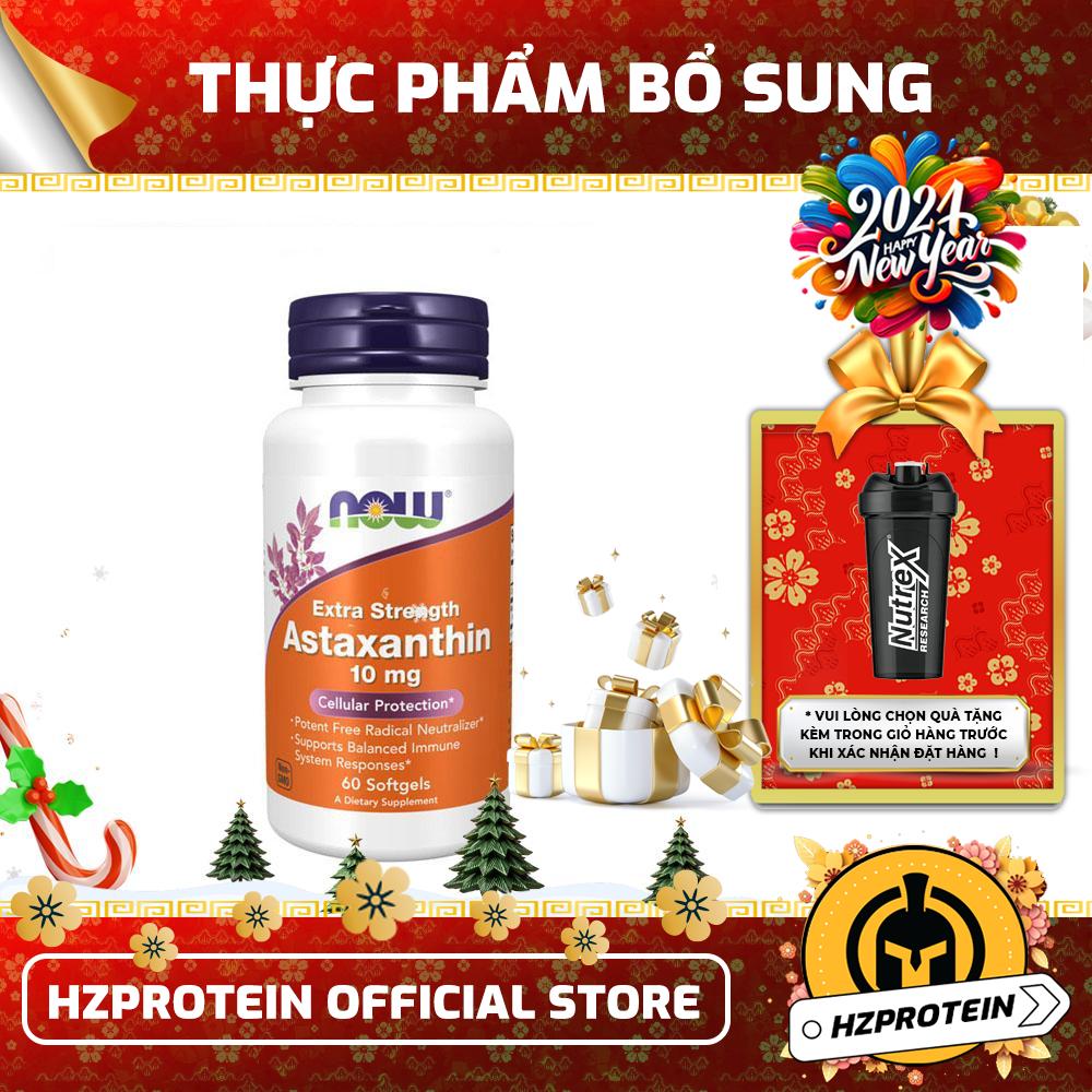Now astaxanthin 10mg từ tảo biển giảm lão hóa đẹp da chống oxy gấp 6000x