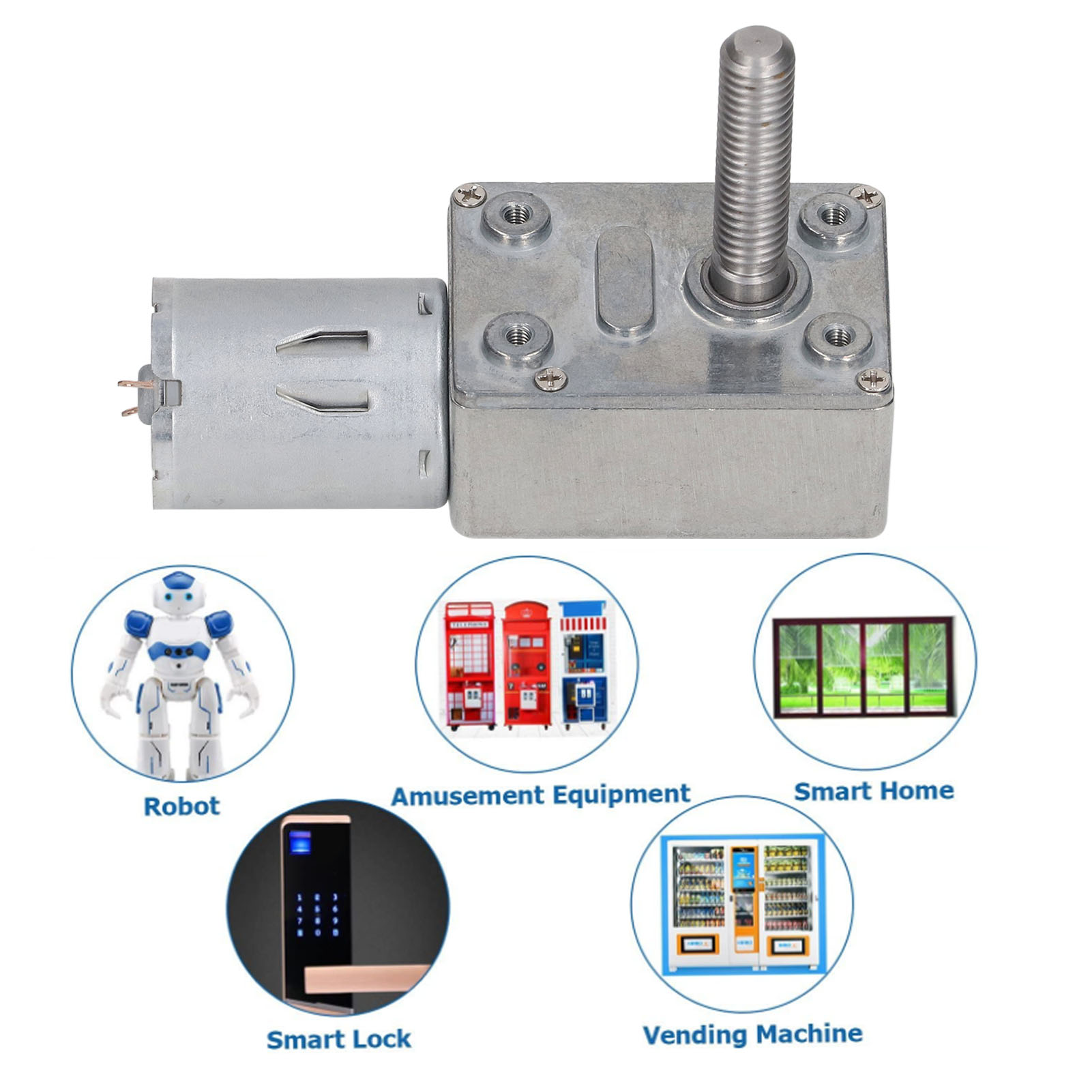 Dc mô tơ giảm tốc thiết bị DC động cơ 24V 10rpm tổn hao thấp độ chính xác cao cho thiết bị mở cửa