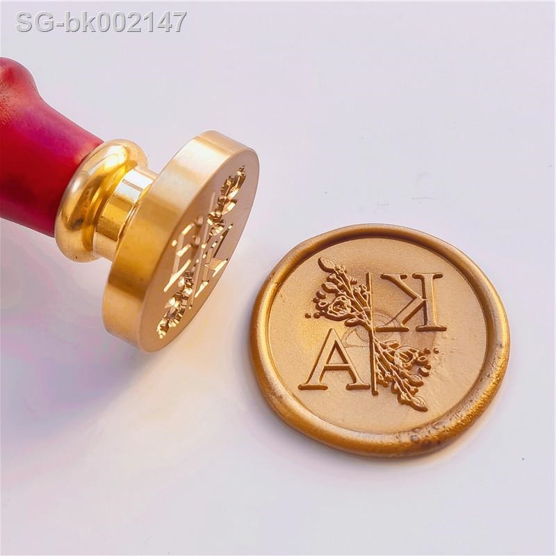 26 English Letters Initials Personalized Letter Stamp/Sealing Wax /wedding  Wax Seal Stamp Custom Invitations Envelop