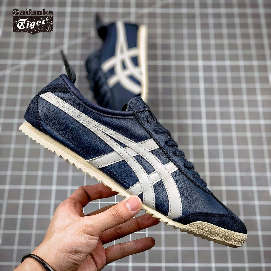 Onitsuka Tiger Shoes MEXICO 66 Lambskin Men s Shoes Outdoor Sports Shoes