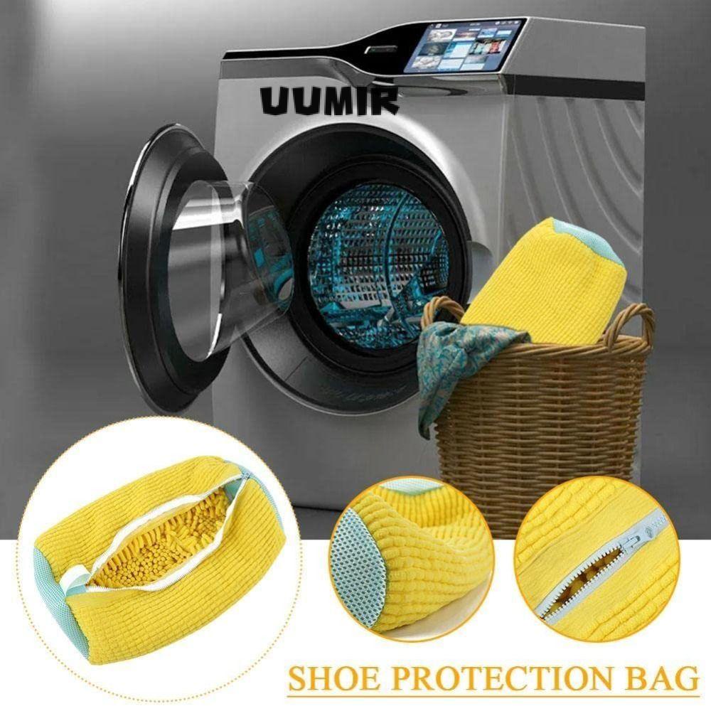 UUMIR Túi giặt giày sang trọng, dây kéo polyester bông giặt túi đựng giày, du lịch tại nhà có thể điều chỉnh bảo quản giày túi bảo vệ giày giày giày thể thao