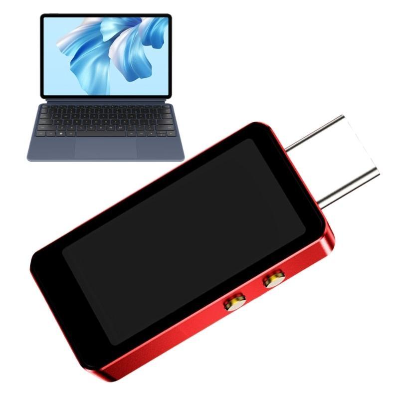 Xách tay loại USB C Tester với thời gian thực điện áp và hiện tại readout cho pin biểu diễn phân tích