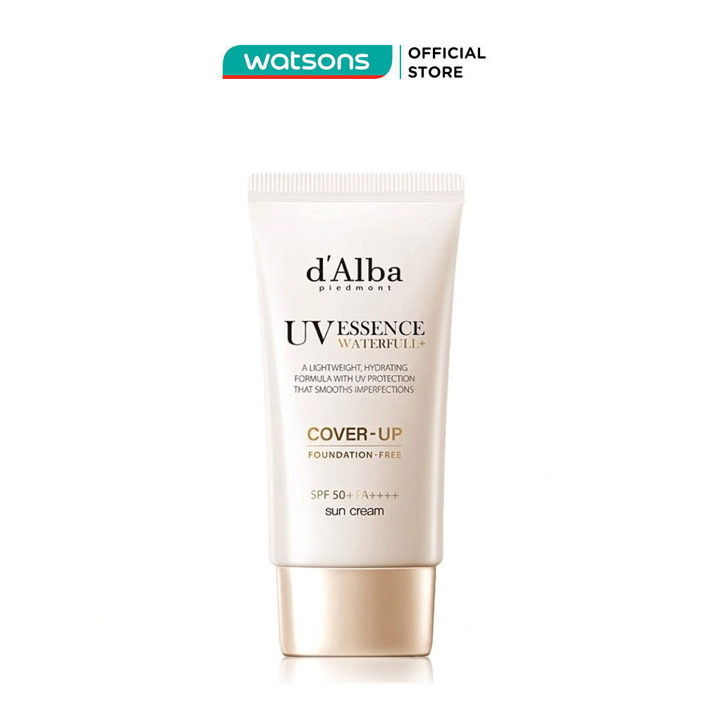Kem Chống Nắng Nâng Tông d'Alba Waterfull Tone-Up Sun Cream (Cover Beige) SPF50+ PA++++ 50ml