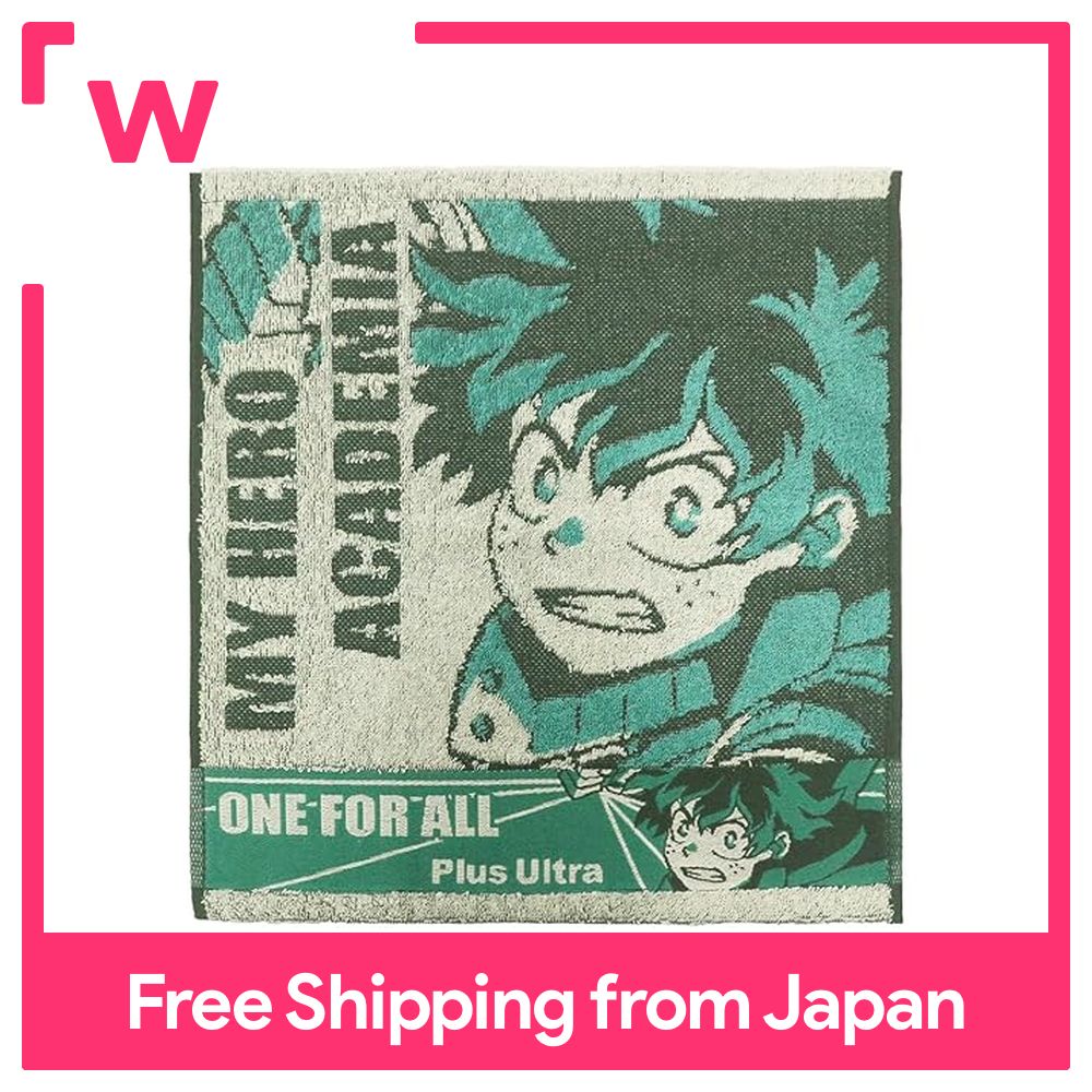 Maruma Bandai khăn tay My Hero ACADEMIA một cho tất cả khăn tay 100% cotton nhân vật khử mùi kháng khuẩn Quà Tặng món quà sinh nhật 4385000400