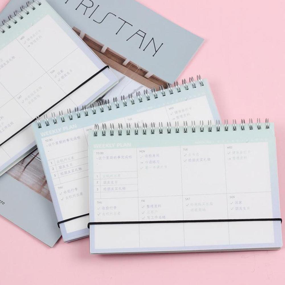 Portable Weekly Plan Notebook Learning Time Management Plan Book P5P2