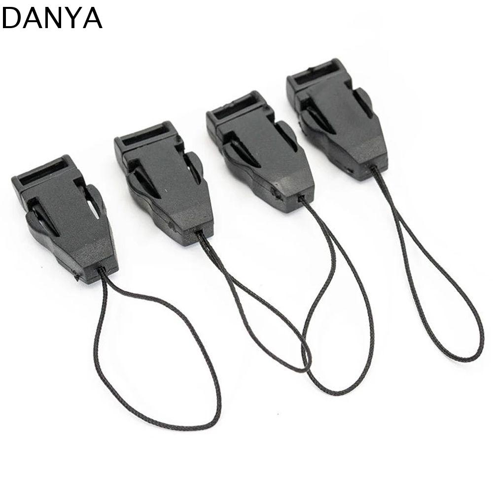 DANYA Phụ Kiện dây buộc 10Pcs Đen ID Chủ Thẻ Công nhân Tag Mini Điện Thoại di động Khóa Khóa có thể tháo rời Nhựa Khóa Dây buộc Khóa