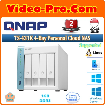 QNAP TS-431K 4-Bay Personal Cloud NAS Diskless System