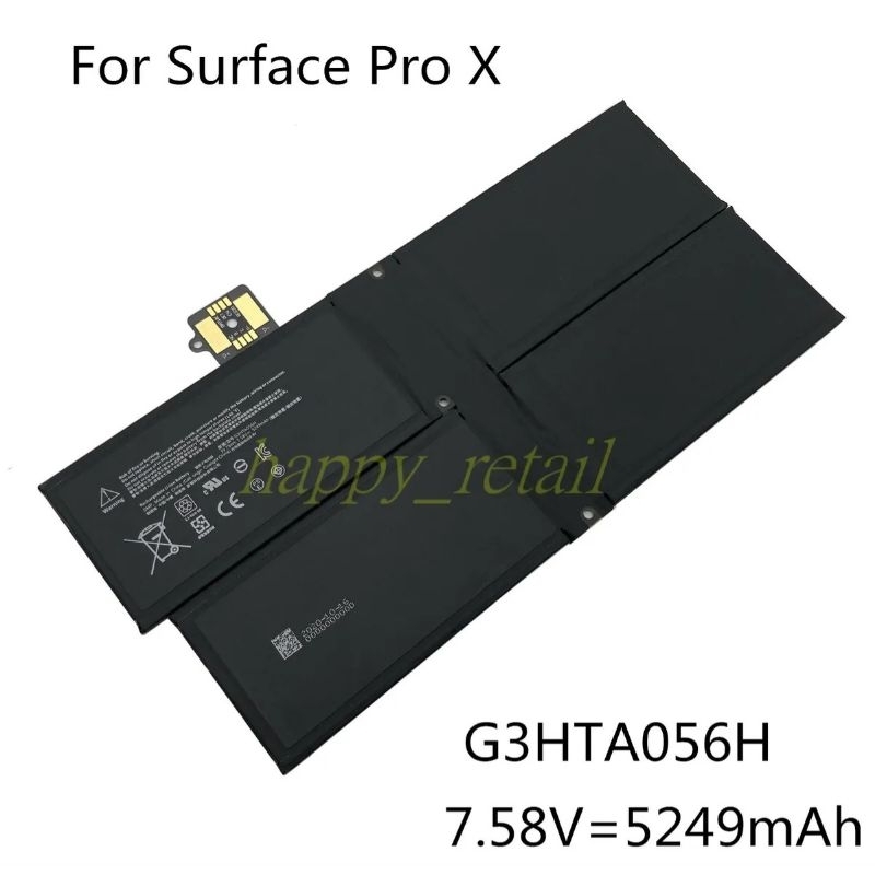 Battery Pin Laptop Dành Cho Microsoft Surface Pro X iFixit SQ1 3.0GHz Máy Tính Bảng 7.58V 38.2Wh
