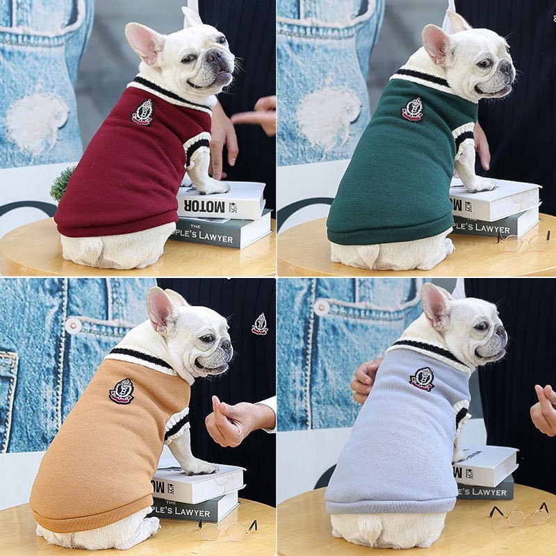 Áo nỉ Sweater không mũ dành cho chó mèo