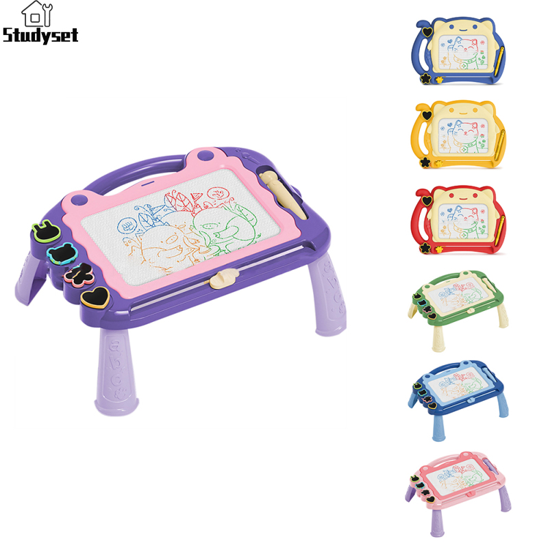 Studyset IN stock Magnetic Drawing Board Erasable Writing Tablet Color Sketch Graffiti Board Educational Toys Gifts For Boys Girls