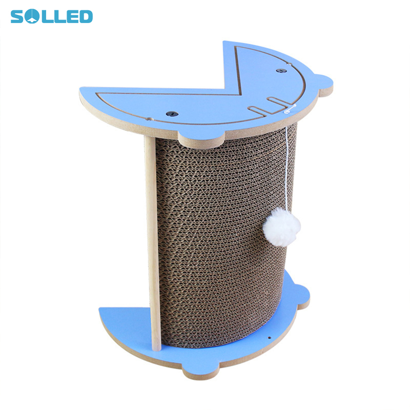 Cat Scratcher, Cat Scratch Pad Wtih Cat Teaser Plush Ball, Thickened Wear-resistant Corrugated Paper, Replaceable Cat Scratch Board For Indoor ราคา 542 บาท*ส่งฟรี