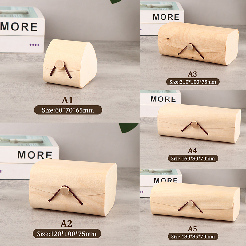 💖ourlove4💖Hot Sale🎈 กล่องไม้เก็บของไม้ธรรมดา1ชิ้นพร้อมกล่องของขวัญแบบโค้งกล่องของขวัญสำหรับจัดเก็บของตกแต่งบ้านเครื่องประดับ organi ราคา 84 บาท*ส่งฟรี