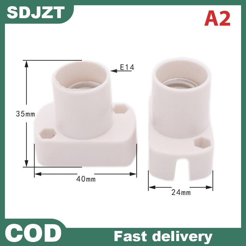 SDJZT Đế đèn vít mini đế đèn E12 E14 E17 Bộ chuyển đổi Đui bóng đèn