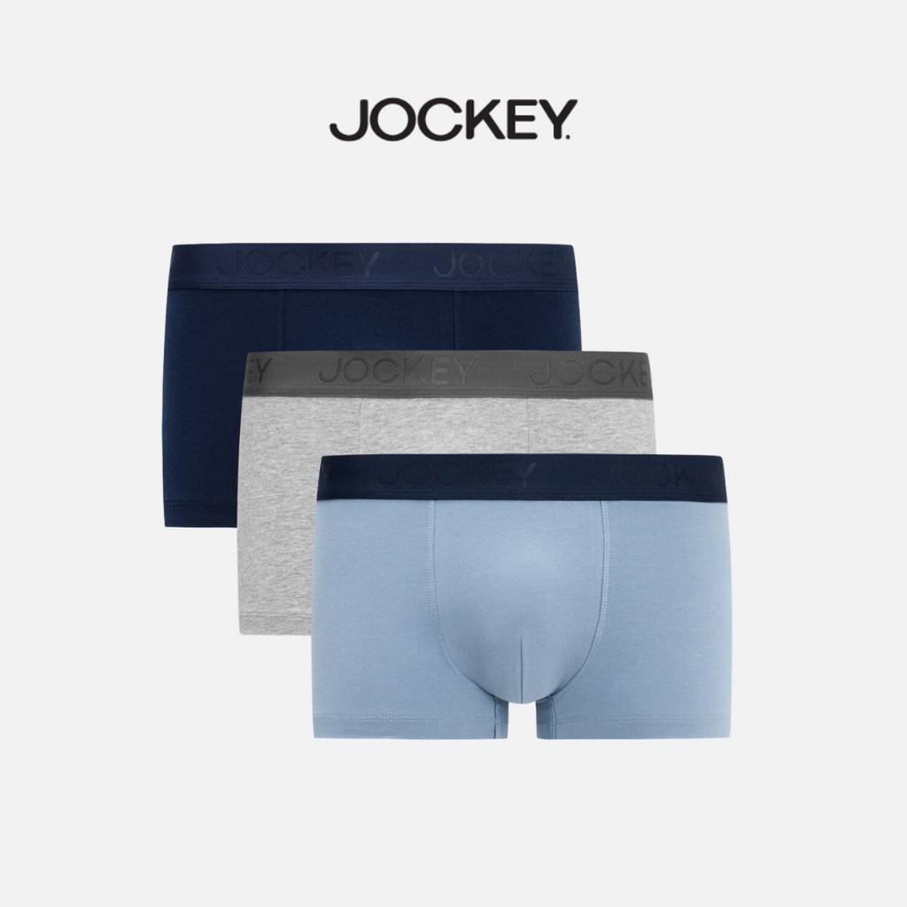 Combo 3 quần lót nam thun cotton jockey dáng trunk co giãn, thoải mái - j1247