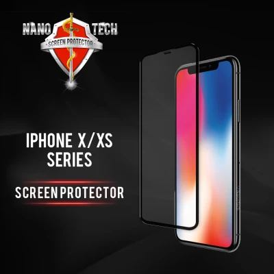 Nanotech Screen Protector for iPhone X/Xs Max/XR Tempered Glass Clear/Matte/Privacy/Anti-bluelight