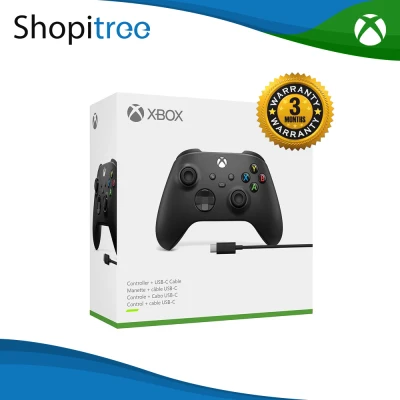 XBox Series Wireless Controller with Bluetooth + USB-C Cable for Windows + 3 Months Local Warranty