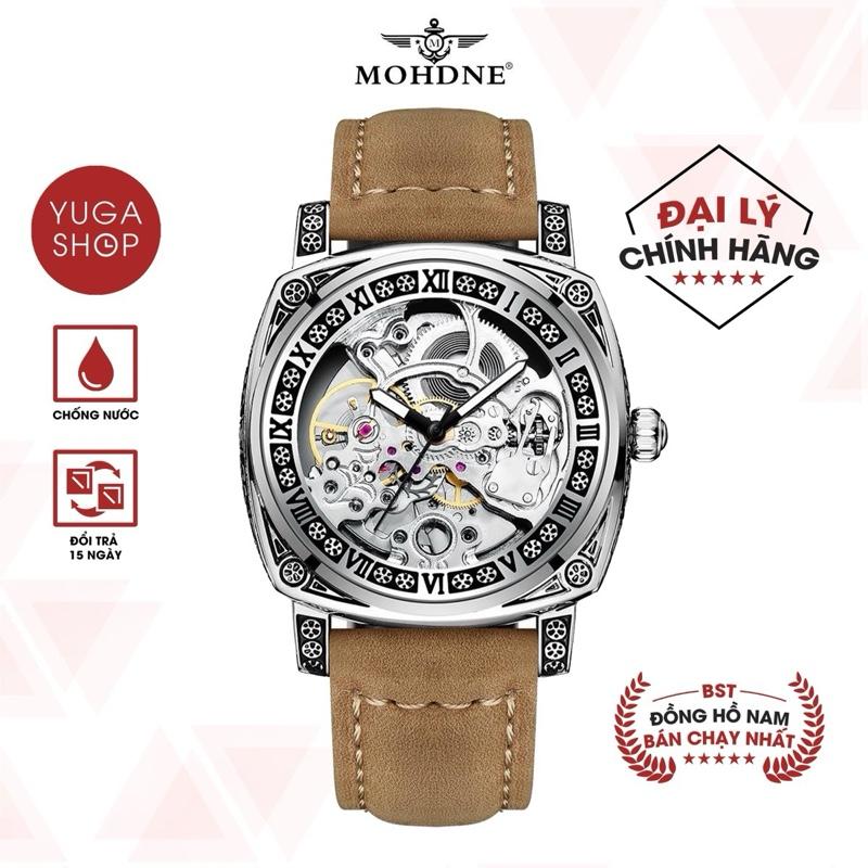 Đồng Hồ Cơ Nam CF6 Dây Da Cao Cấp, Có Dạ Quang 2 Kim, Lộ Cơ 2 Mặt Sang Trọng TẶNG HỘP ĐỒNG HỒ CHÍNH HÃNG, DỤNG CỤ THÁO DÂY, VÒNG TAY ( SỐ LƯỢNG QUÀ TẶNG CÓ HẠN )